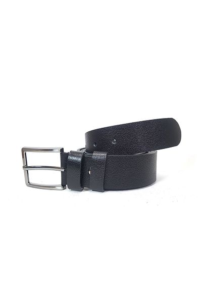 MENTOR REGALO Μαύρη δερμάτινη ζώνη - Plus Size Sport 83008