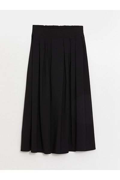 LC Waikiki Women's Straight Skirt - Elastic Waist