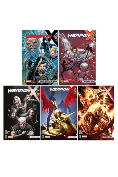 Gerekli Şeyler Yayıncılık Marvel Weapon X 5'li Çizgi Roman Seti