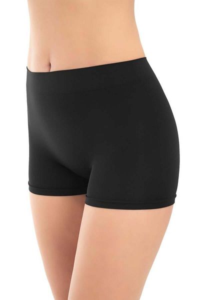 Cottonhill Premium – dámské černé ultrapohodlné bezešvé boxerky