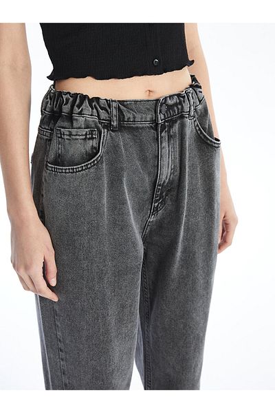 LC Waikiki Pantaloni de damă Jean - Mom Fit