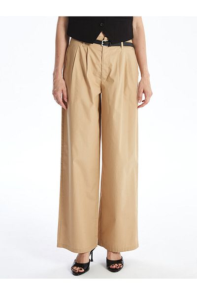 LC Waikiki Bequeme, taillierte Damenhose mit Gürtel