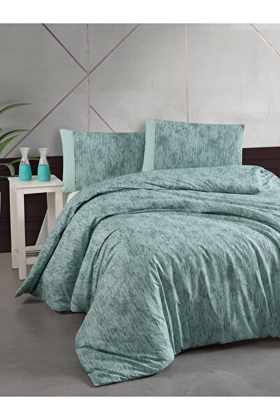 BED LİNE Set de lenjerie de pat Ranforce pentru o persoană singură Effect Mint