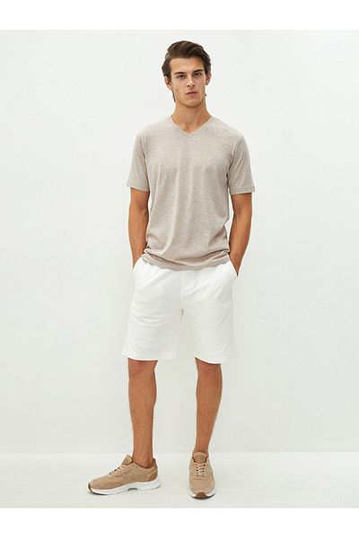 LC Waikiki Men's Knitted Shorts - Standard Fit