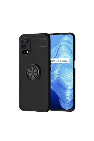 halkhouse Realme 7 Pro Uyumlu Kılıf Auto Focus Yüzüklü Standlı Ravel Silikon ...