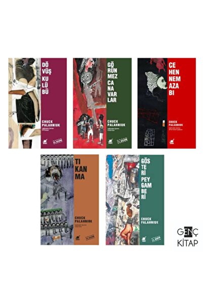 Ayrıntı Yayınları Chuck Palahniuk 5 Kitap Yeraltı Edebiyatı Seti Dövüş Kulübü...