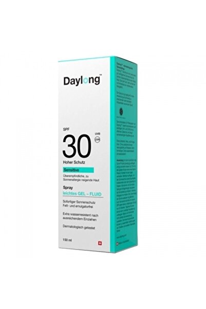 Daylong Sensitive Sıvı Jel Sprey Spf 30 150 Ml