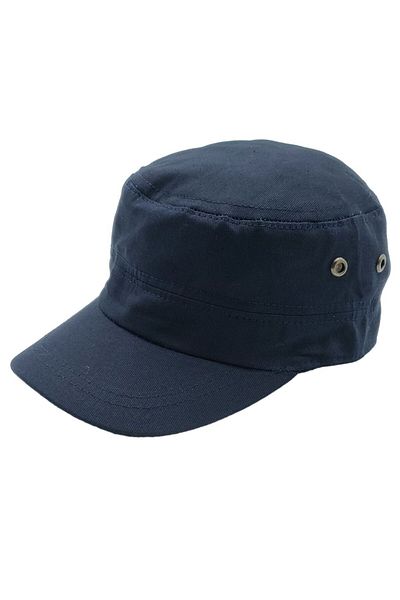 AXE SPORTSWEAR Pălărie model Hunter de culoare bleumarin - șapcă Castro reglabilă, spate cu velcro