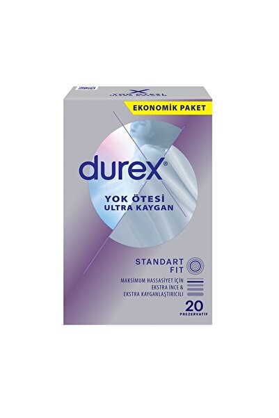 Durex Yok Ötesi Ultra Kaygan Prezervatif 20'li