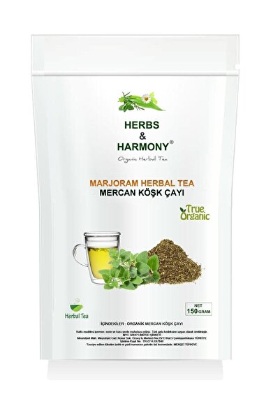 Herbs & Harmony Marjoram Herbal Tea Mercanköşk Bitki Çayı 150 gram