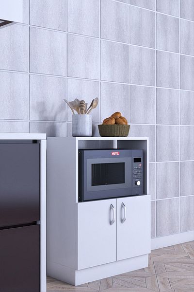 mokaparkavm Practical Kitchen Roman Microwave Oven Cabinet