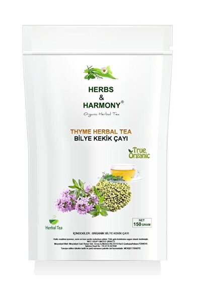 Herbs & Harmony Thyme Herbal Tea Bilye Kekik Bitki Çayı 150 gram