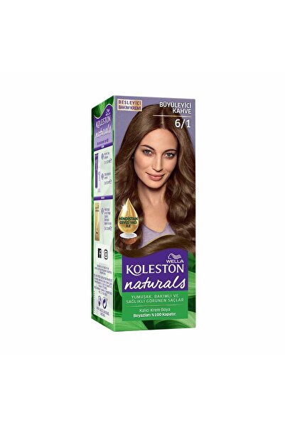Wella Koleston Naturals Saç Boyası 6/1 Büyüleyici Kahve