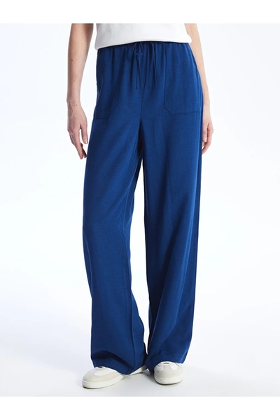 LC Waikiki LCW Vision - Dámské lněné kalhoty s elastickým pasem