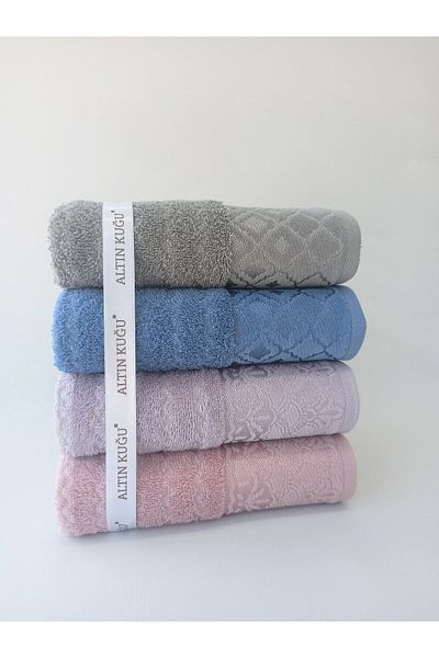Özdilek Peonies Face Towel 4 Pieces