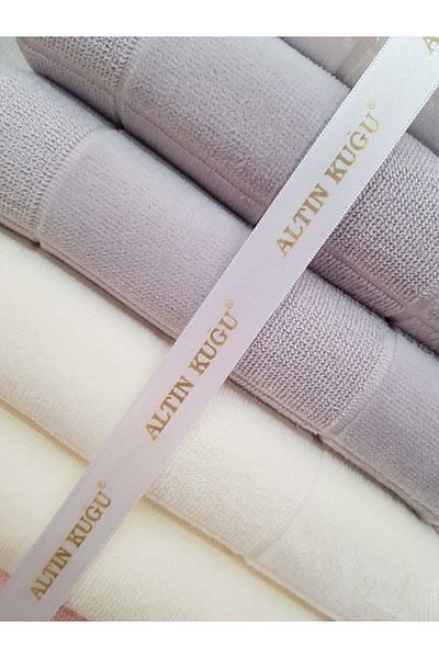 Özdilek Ramona Towel 8 pcs- Pink White Gray Cream
