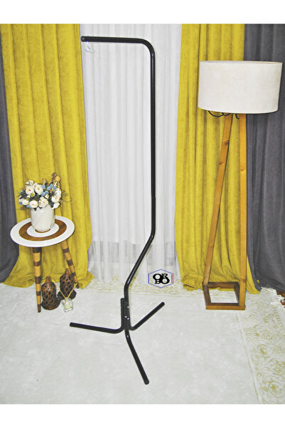 BROOHOME - Siyah Büyük Boy Kafes ASKISI / Kalın Askı Ayaklığı *168 Cm. Yükseklik*