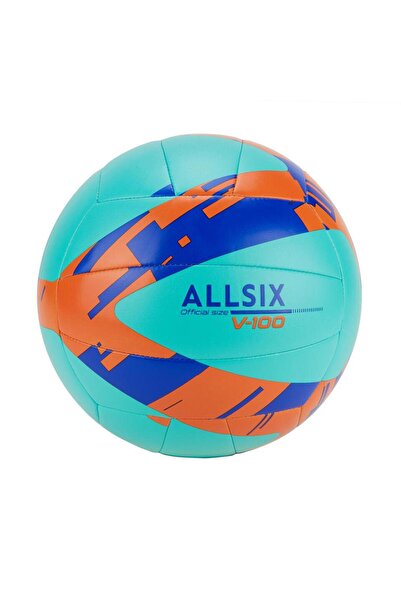 Genel Markalar Allsix V100 Yeşil-Mavi Voleybol Topu Öğretici 260-280 Gr YENİ ...