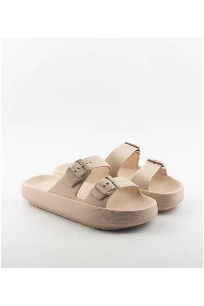 AkınalBella Akınal Bella Akınalbella Women's Double Buckle Summer Slippers E282.Z.000.08