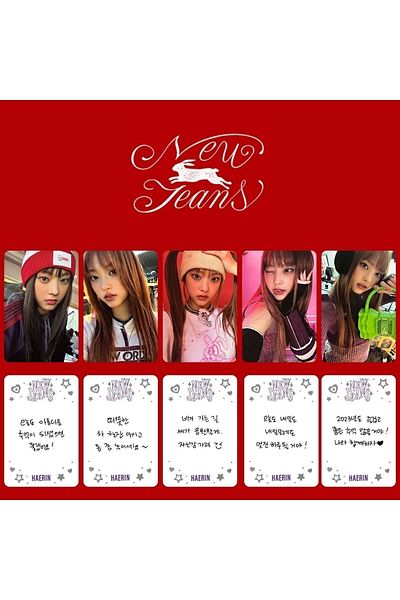 Kpop Dünyasi New Jeans Haerin ''Omg'' Album Card Set