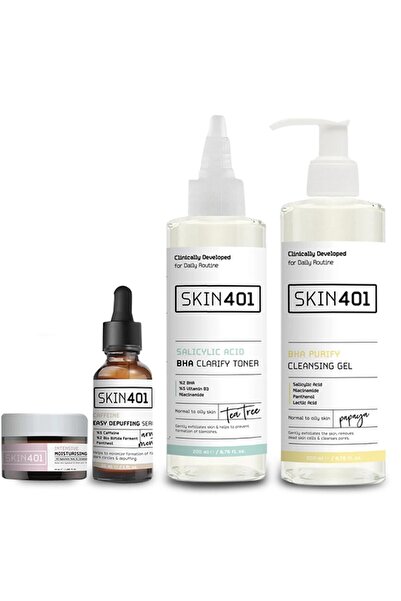 Skin401 Gece Bakım Rutini (karma Ve Yağlı Cilt Tipleri)