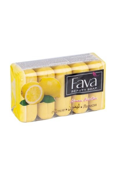 fava صابون لليدين 5 عبوات ليمون 275 جرام