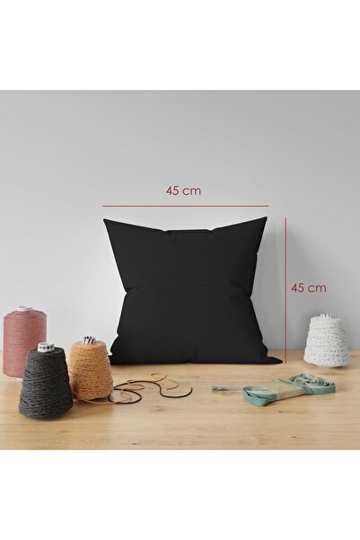 PERDEYERİ غطاء وسادة رمي عادي سويدي 40x40