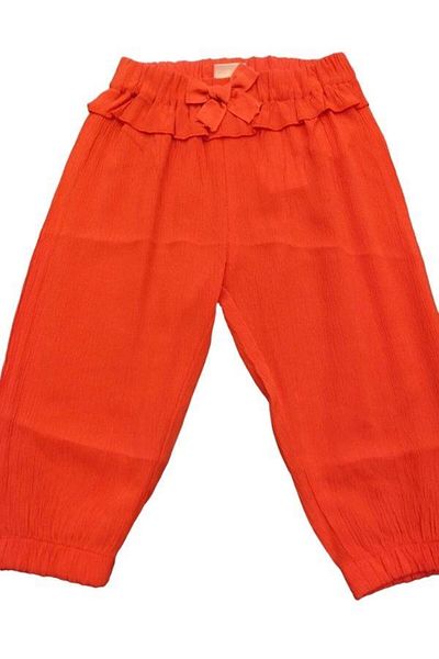 Çikoby Summer Baby Girl Pants - Bow Detailed