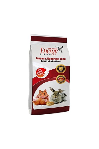 Energy Tavşan & Kemirgen Yemi 500 Gr X 12 Adet