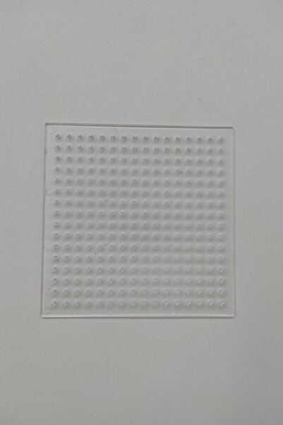 Pixel Pixel Boncuk Tablası-şeffaf Kare Tabla-16 Lık