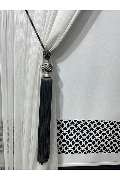Halis Ticaret Luxury Background or Tulle Curtain Binding Apparatus Cornişe Takmatik Single Piece