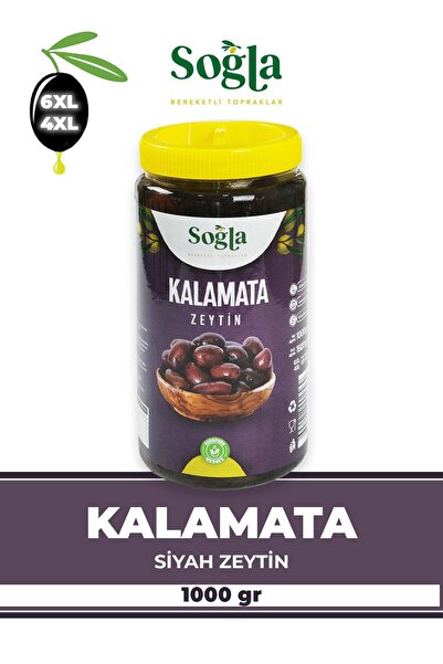 SOĞLA ZEYTİNCİLİK Kalamata Siyah Zeytin 1000gr