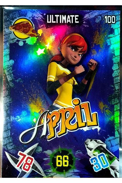 Panini Ninja Turtles April Ultimate Mix Card