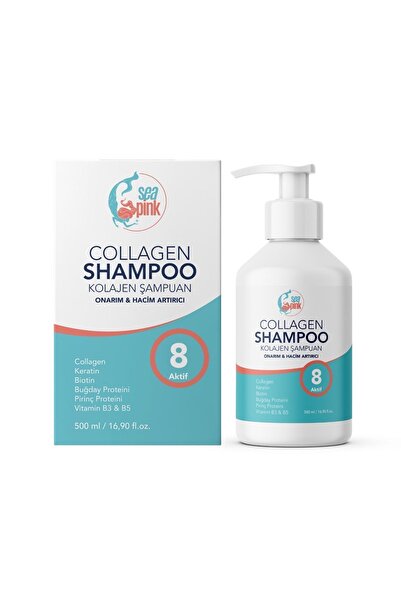 Seapink Saçları Uzatan Ve Onaran Kolajen Şampuan