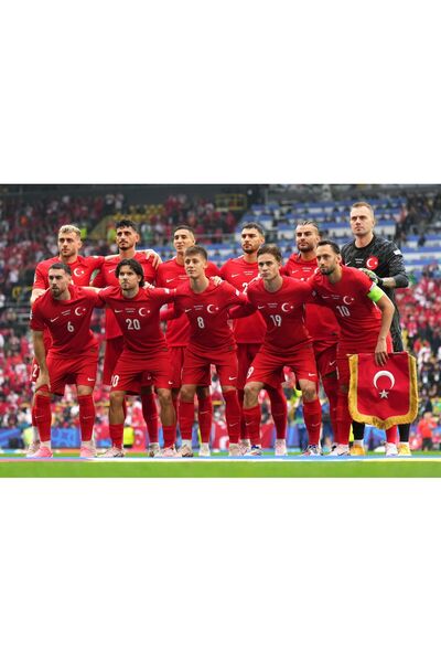 512 STORE Türkiye A Milli Takım Avrupa Şampiyonası 2024 Takım Poster 30x42 Ce...