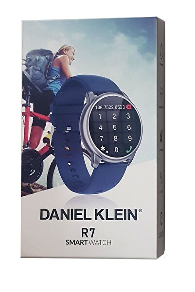 Daniel Klein Akıllı Saat Android/ios Uyumlu Arama Konuşma Özellikli Mavi Silikon Kayışlı (türkçe)