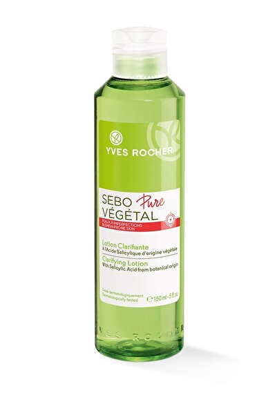 Yves Rocher Sebo Vegetal - Akne Kızarıklıklarını Hafifleten Gözenekleri Arındıran Matlaştırıcı Tonik 150 Ml