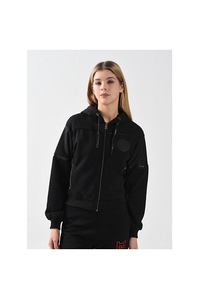ECKO UNLTD Hanorac cu glugă pentru femei Cristina Black