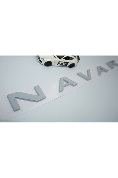 DK Tuning Bagaj ABS cu logo gri 3D Nissan Navara 3M - Scris compatibil