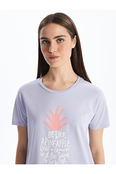 LC Waikiki Dámské kraťasy, pyžamový set - výstřih, krátký rukáv