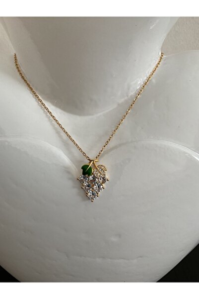 TREND ÜZÜM UÇLU ÇELİK KOLYE