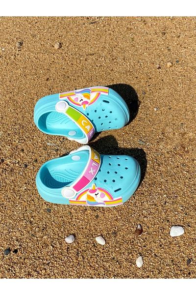 Calx Unicorn Figured Non-Slip Sole Children's Slippers Sandals