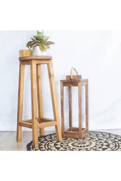 Vgl Mumluk Büyük Boy Ahşap Fener