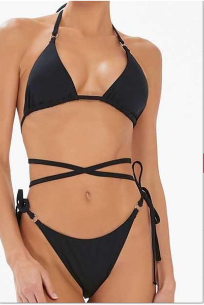 secret night My Bikini Suit with Ring Detailed Waist Tie