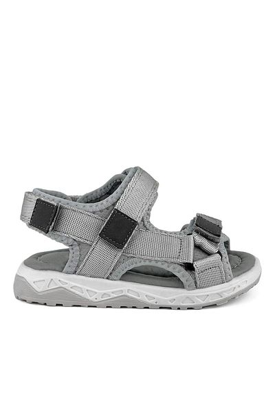 Cici Bebe Ayakkabı Gray Velcro Sandals for Boy
