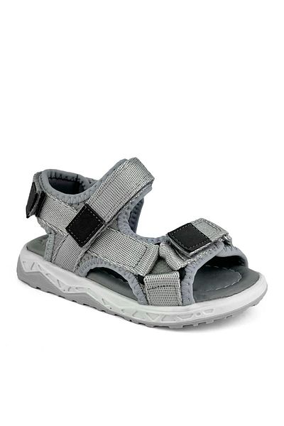 Cici Bebe Ayakkabı Gray Velcro Sandals for Boy