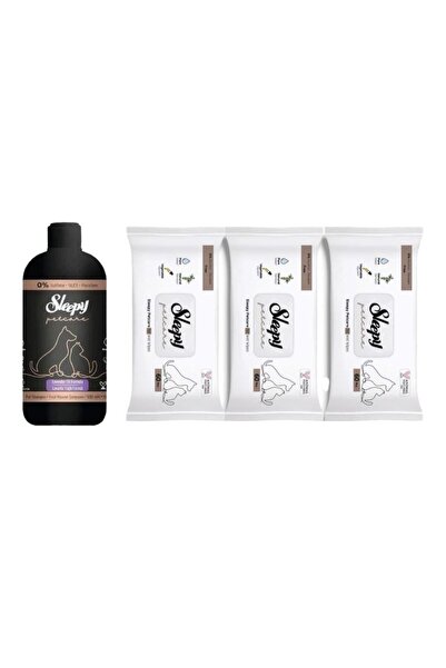 Sleepy Evcil Hayvan Şampuanı 500 ml+Sleepy Pati Temizleme Mendili 3 Adet