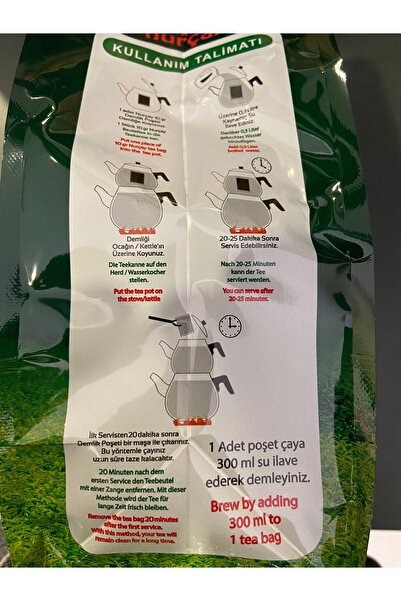 Nurçay NURÇAY EARL GREY DEMLİK POŞET ÇAY 5 PAKET