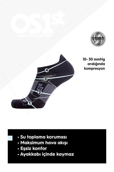OS1st Unisex Günlük Kullanım Spor Çorap, Ultra Hafif, Antibakteriyal Özel Iplik