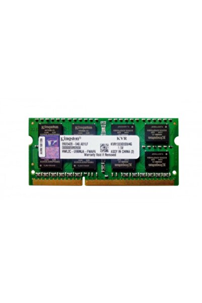 Zebaroom Kıngston Kvr1333d3s9/4g 4gb 1333 Ddr3 Sodimm Notebook Ram, 1,5v